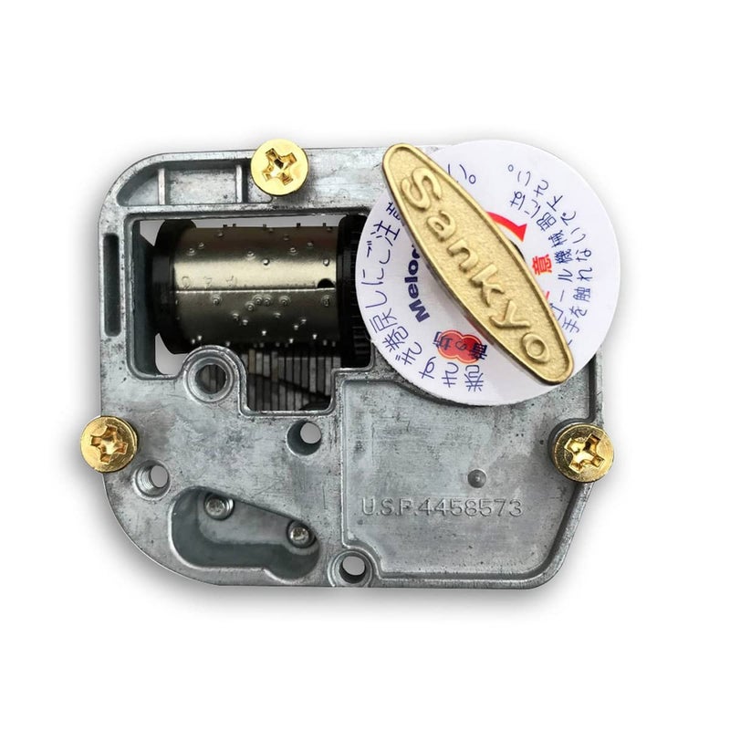 BinkeGG Music Box Spare Part Grey Wind Up Sankyo Musical Movement for DIY Music Boxes (60 Tunes Option) (My Heart Will Go On) - Image 3